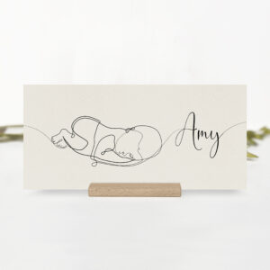 Geboortekaartje Amy