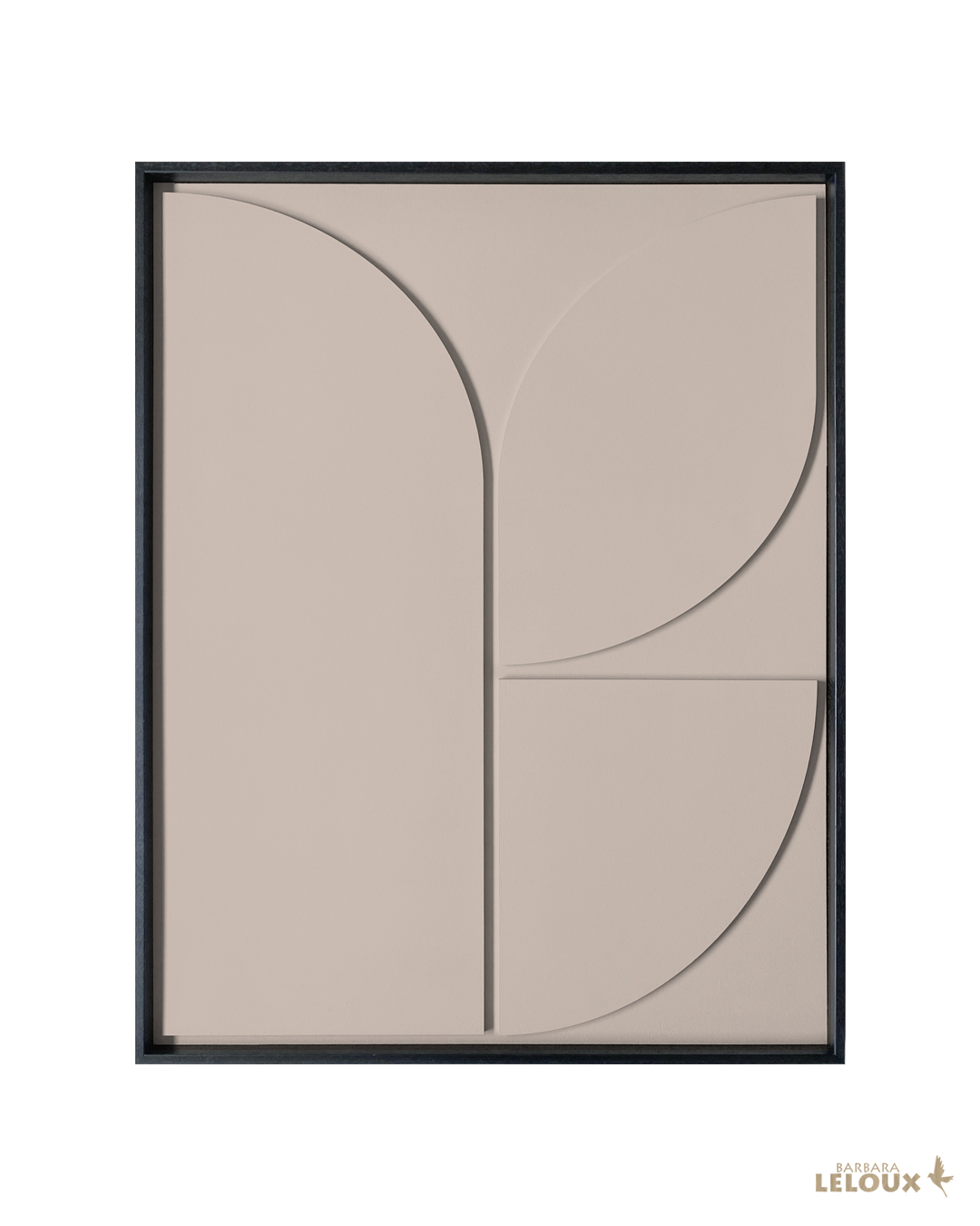 as_zwart_001_3D_abstract_framed_relief_china_clay_deep_177_barbara_leloux