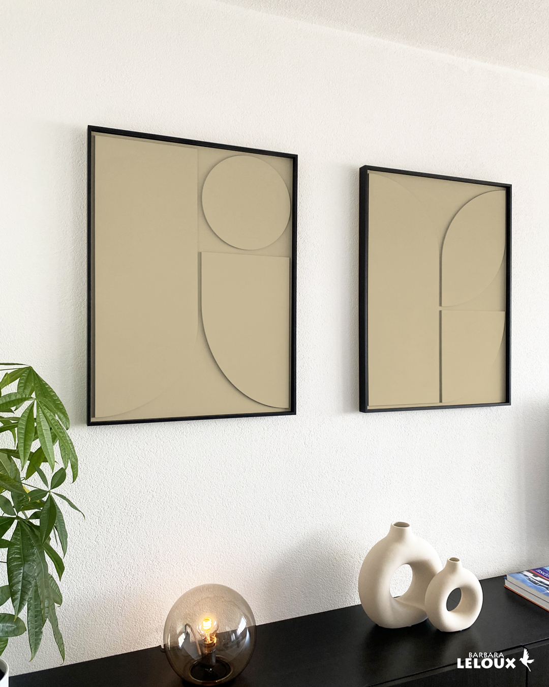 as_zwart_001_3D_abstract_framed_relief_clay_interieur_barbara_leloux