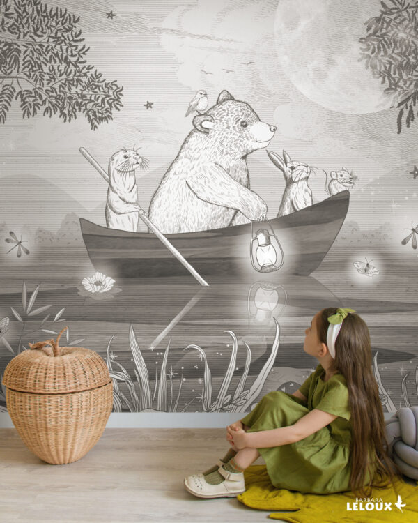 sprookjeswereld_beren_behang_barbara_leloux_roomset_4_kiezelgrijs